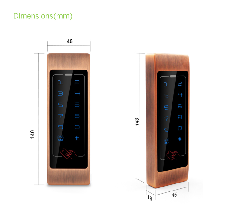 Metal Touch Keypad RFID Access Controller.jpg