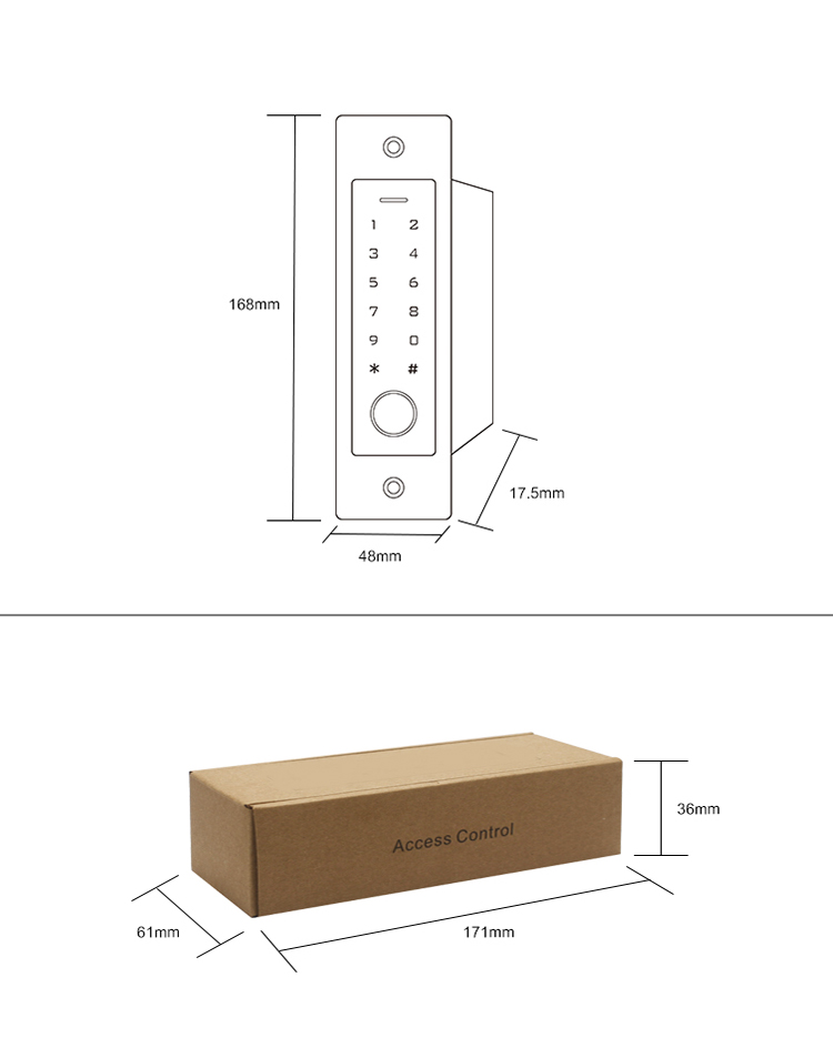 EF4 Embedded Fingerprint Touch Keypad Dimension.jpg