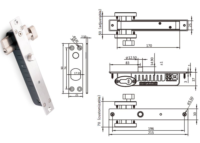 Electric Bolt Lock With Cylinder Dimension.jpg