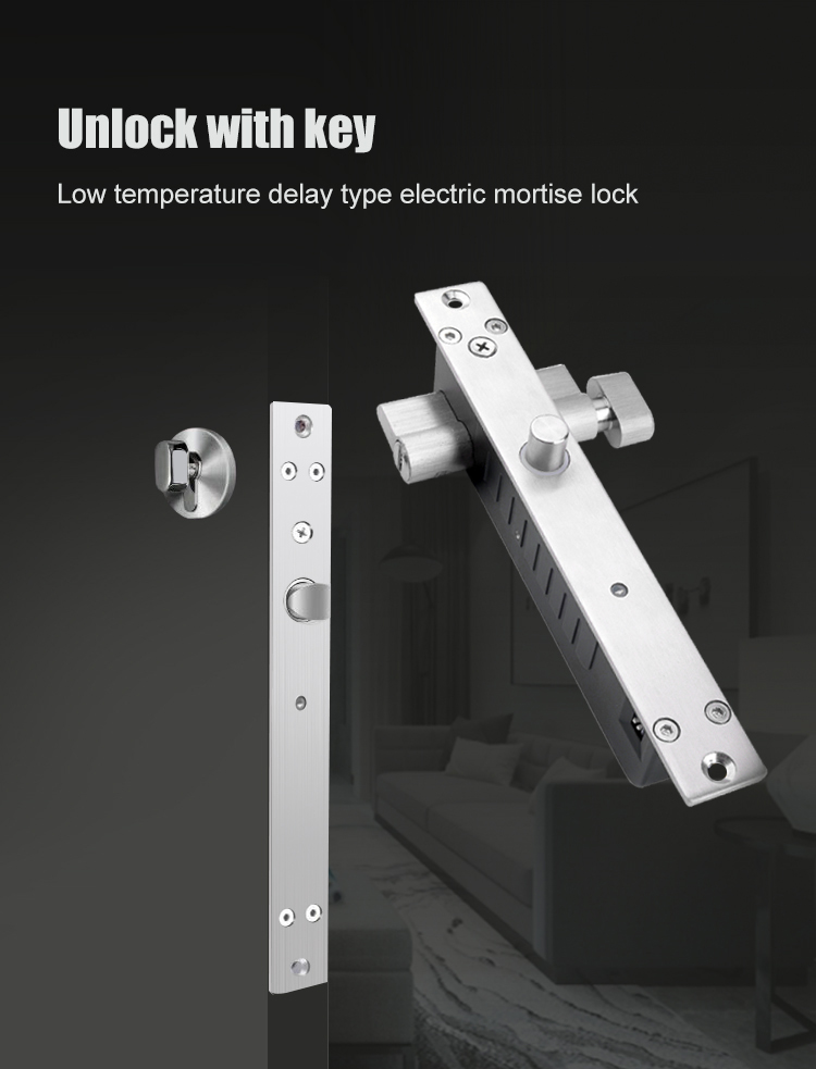 Drop Bolt Lock Key Open Fail Secure Sturdiness Electric Manual Open Cylinder with LED indicator-1.jpg