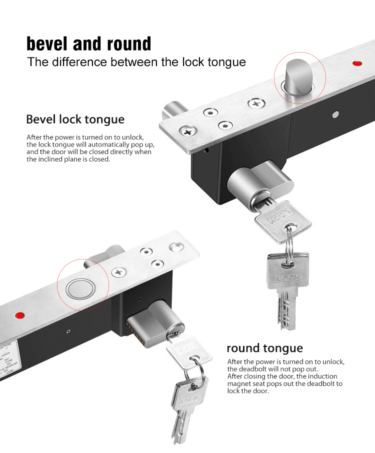 Drop Bolt Lock Key Open Fail Secure Sturdiness Electric Manual Open Cylinder with LED indicator-2.jpg