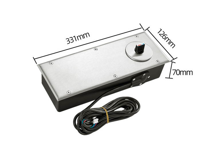 D180S Swing Door Embedded dimensions