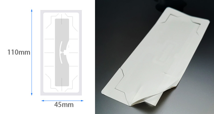 H9 9654 UHF tags size
