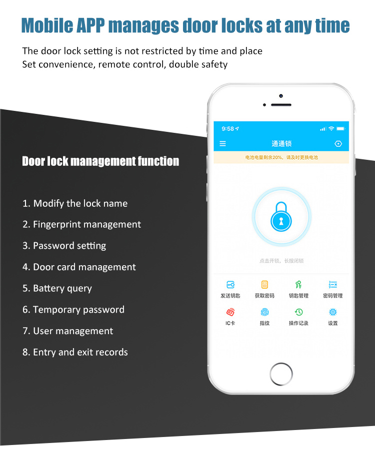 IFinger-S-W Waterproof DC12V Single Cylinder Fingerprint Touchscreen Keypad Door Lock (2)