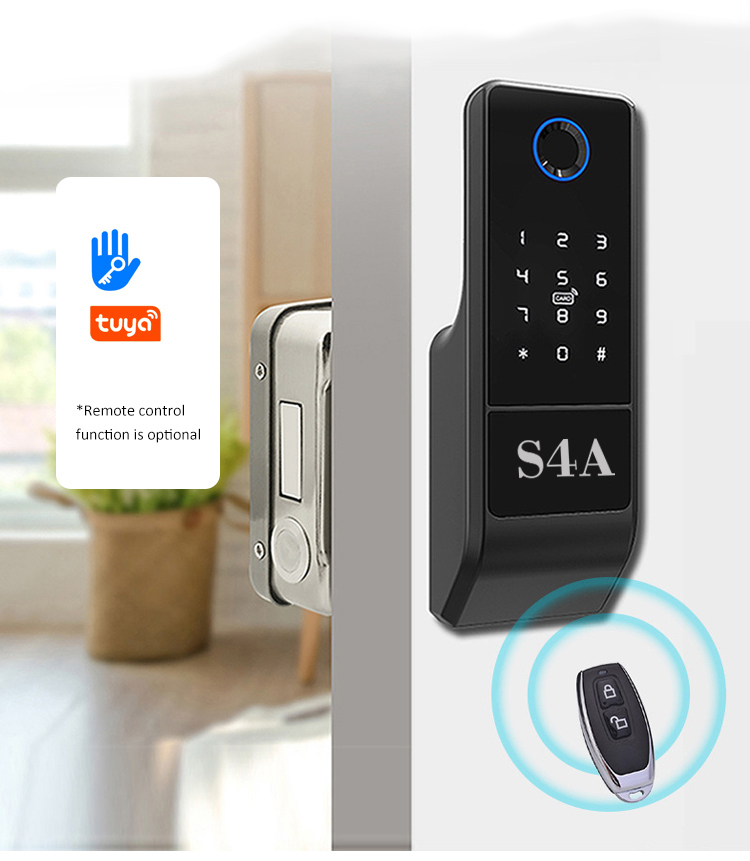 IFinger-S-W Waterproof DC12V Single Cylinder Fingerprint Touchscreen Keypad Door Lock (7)