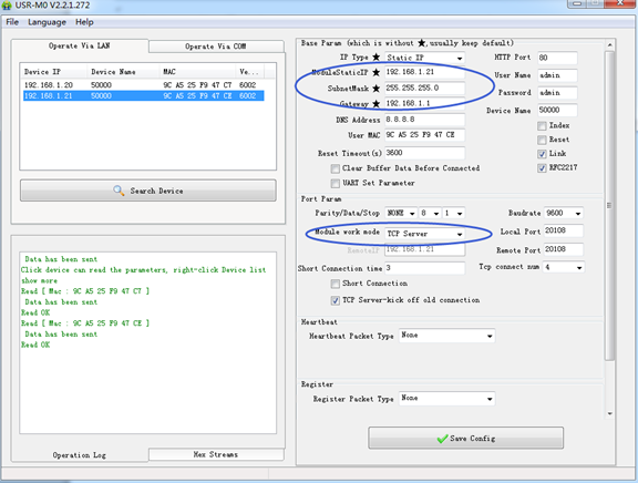 Wiegand to TCP Converter Software (2)